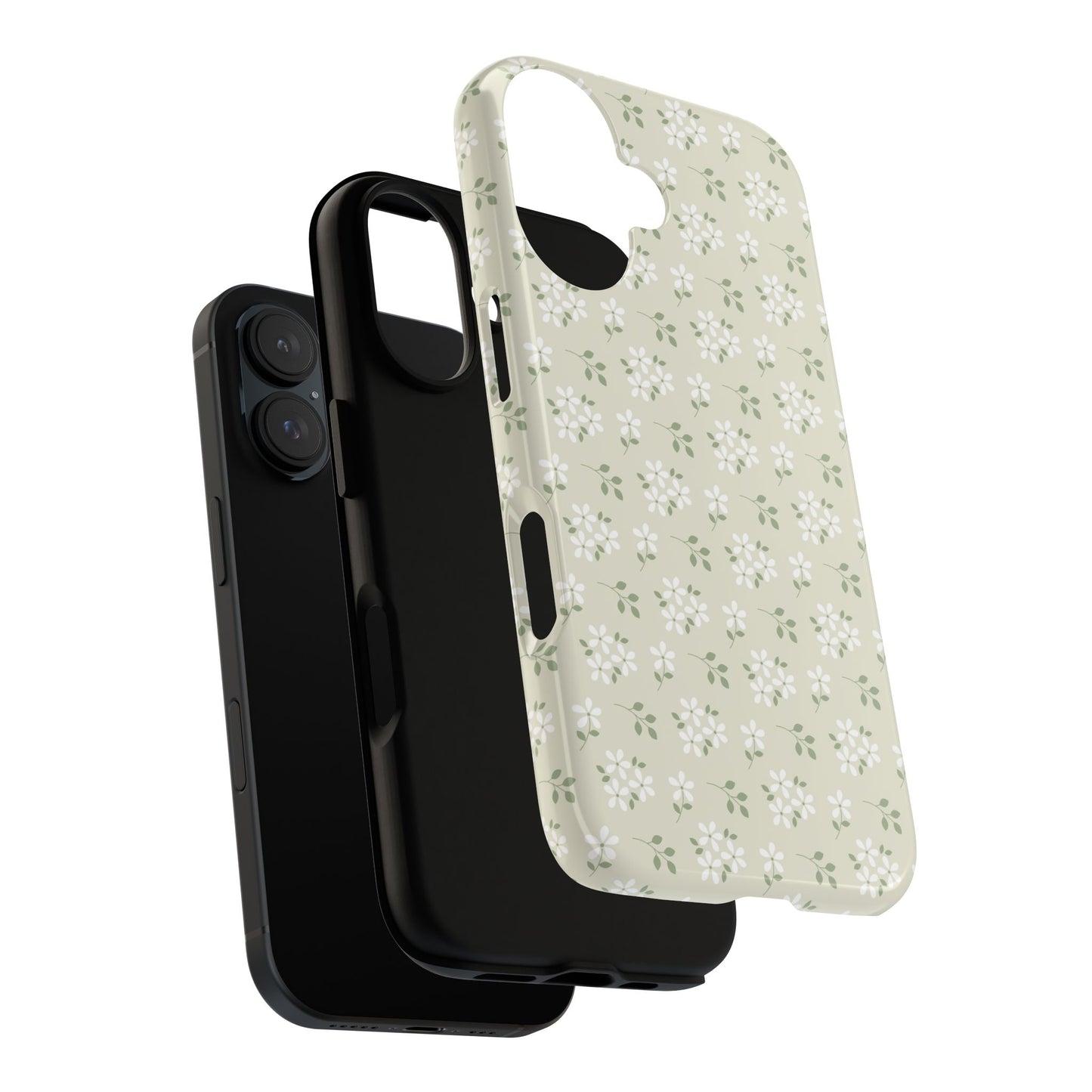 Beige Daisy Bloom iPhone Case