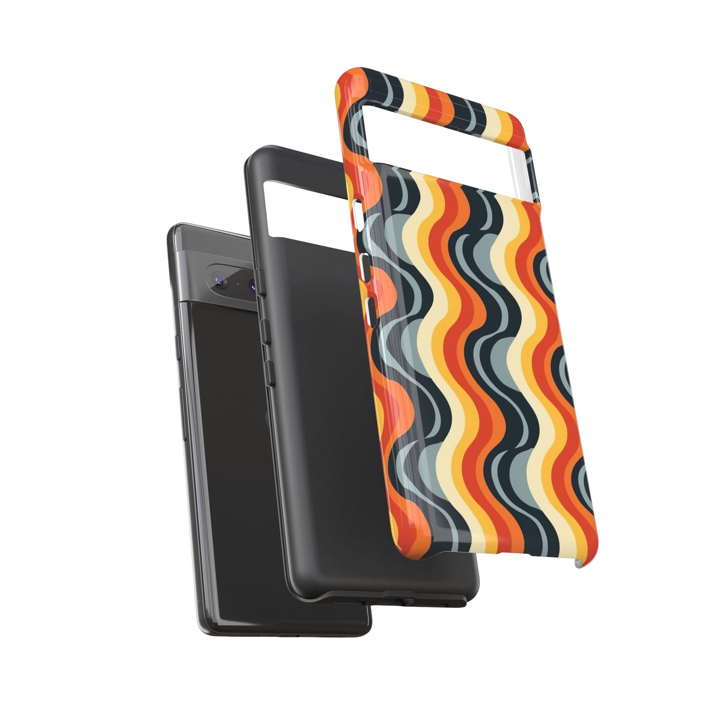 Retro Wavy Stripe Google Pixel Case