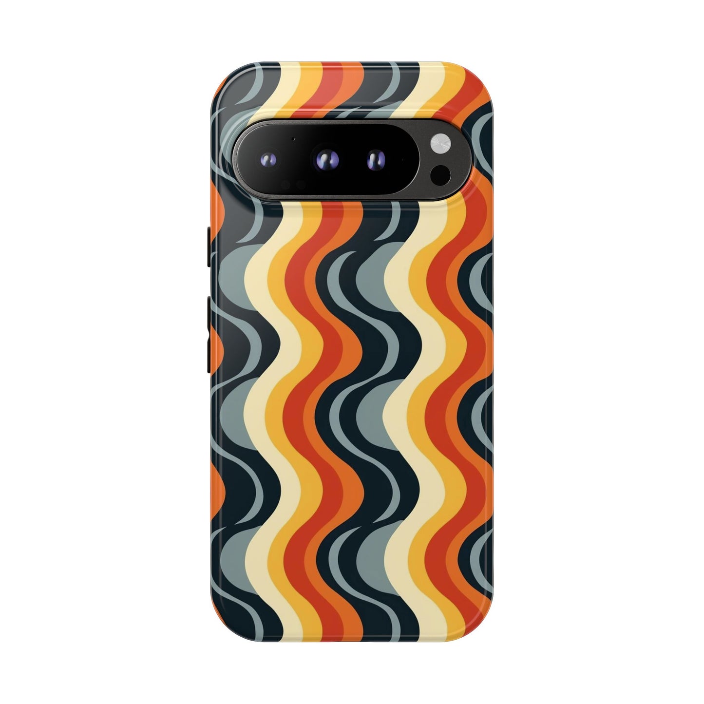 Retro Wavy Stripe Google Pixel Case