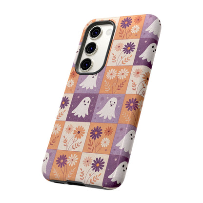 Ghost Floral Checkerboard Samsung Case