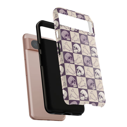 Skull & Bones Checkered Google Pixel Case