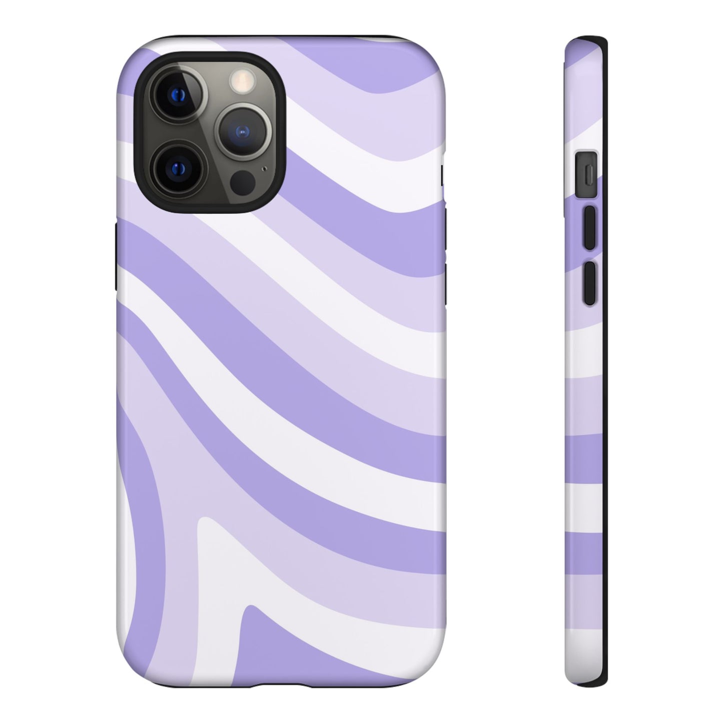 Lavender Wave Abstract iPhone Case