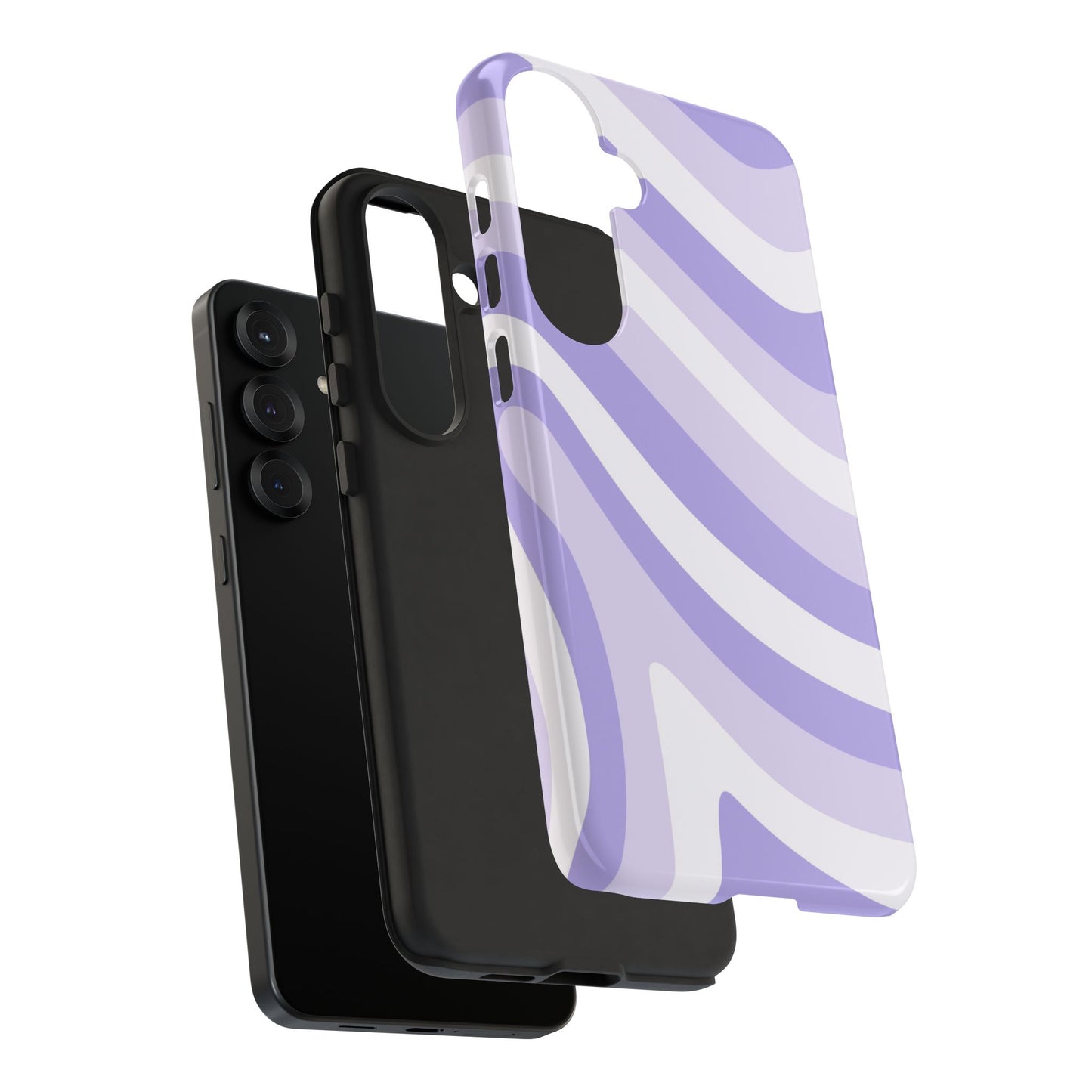 Lavender Wave Abstract Samsung Case
