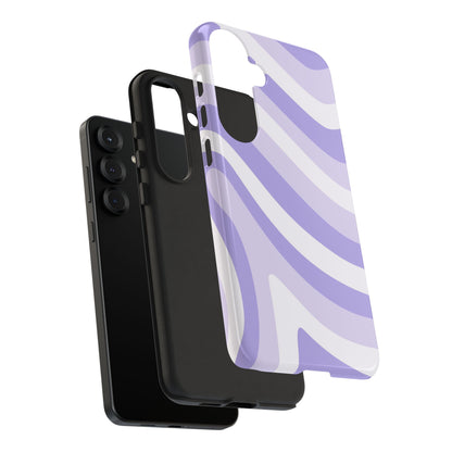Lavender Wave Abstract Samsung Case