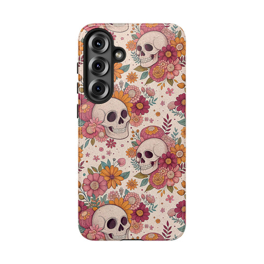 Floral Skull Samsung Case