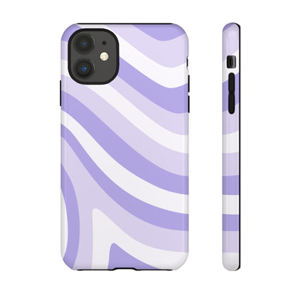 Lavender Wave Abstract iPhone Case