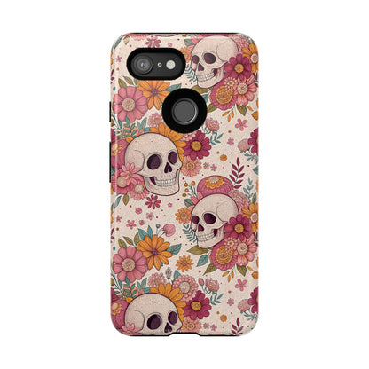 Floral Skull Google Pixel Case