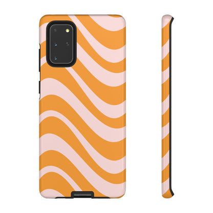 Retro Wavy Stripe Samsung Case