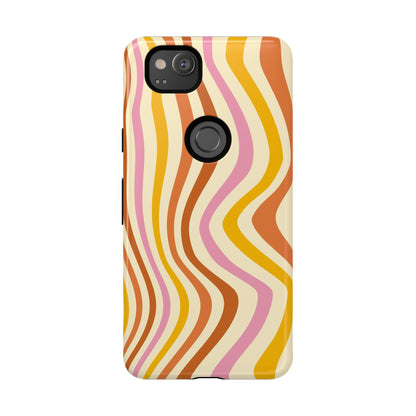 Retro Sunset Wave Google Pixel Case