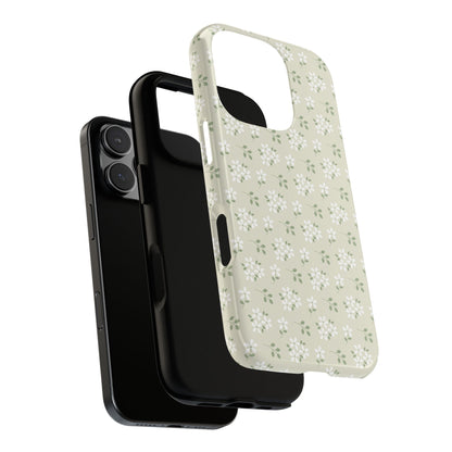 Beige Daisy Bloom iPhone Case