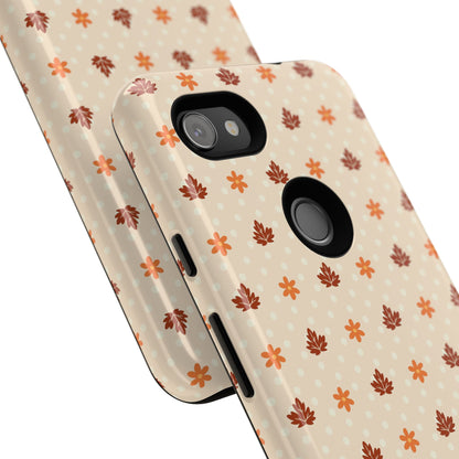 Beige Fall Floral Polka Dot Google Pixel Case