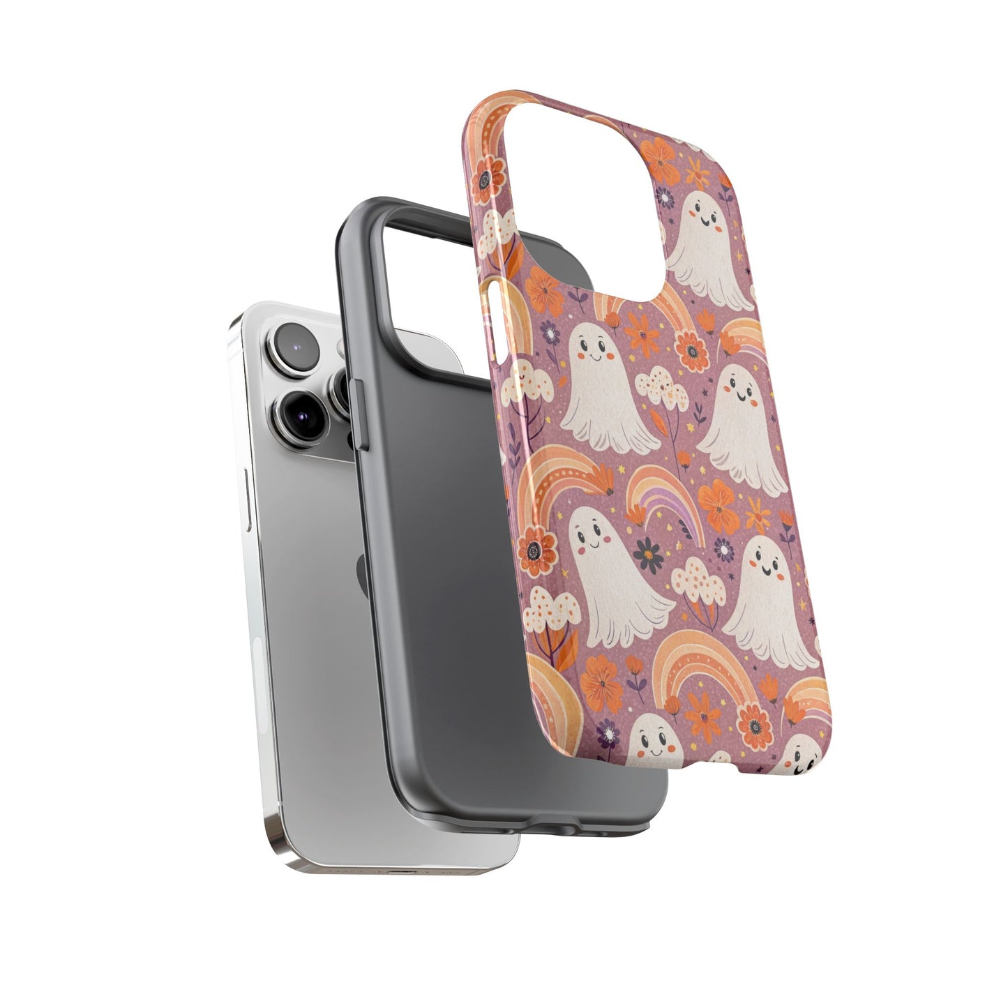 Pastel Halloween Ghost iPhone Case