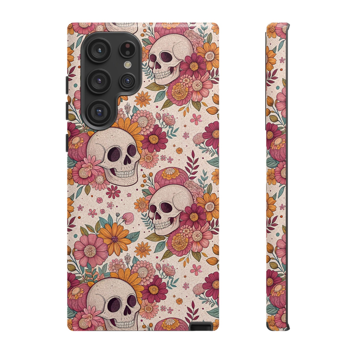 Floral Skull Samsung Case