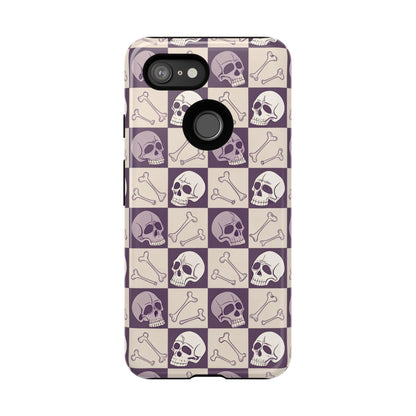 Skull & Bones Checkered Google Pixel Case