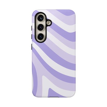 Lavender Wave Abstract Samsung Case