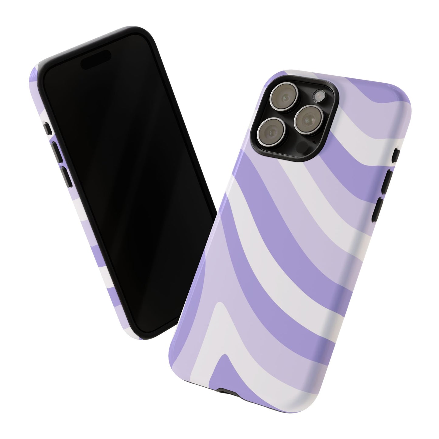 Lavender Wave Abstract iPhone Case