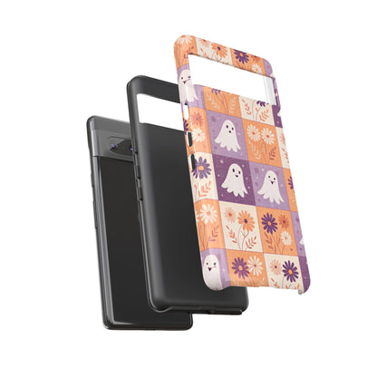 Ghost Floral Checkerboard Google Pixel Case