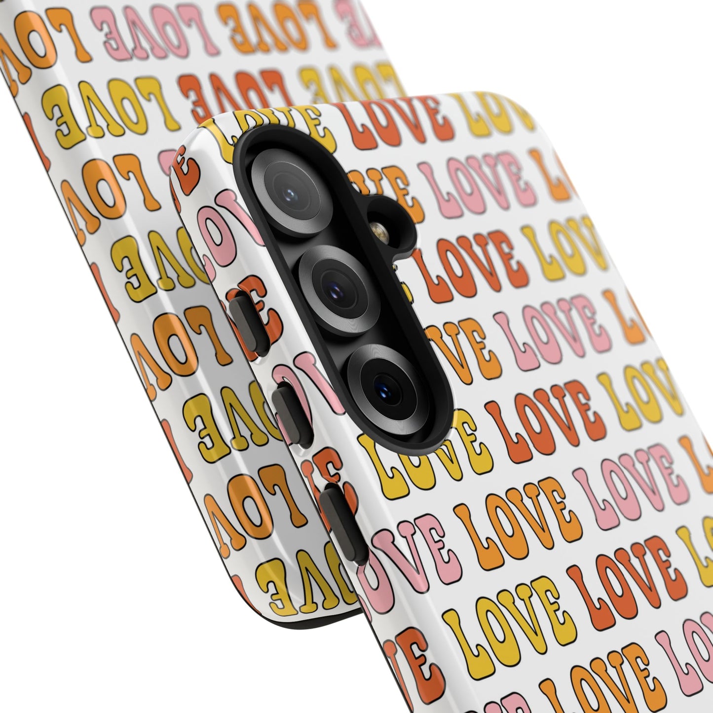 Retro LOVE Typography Samsung Case