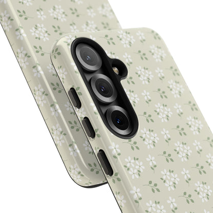 Beige Daisy Bloom Samsung Case