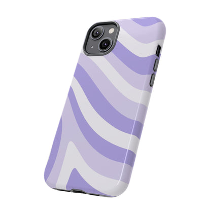Lavender Wave Abstract iPhone Case