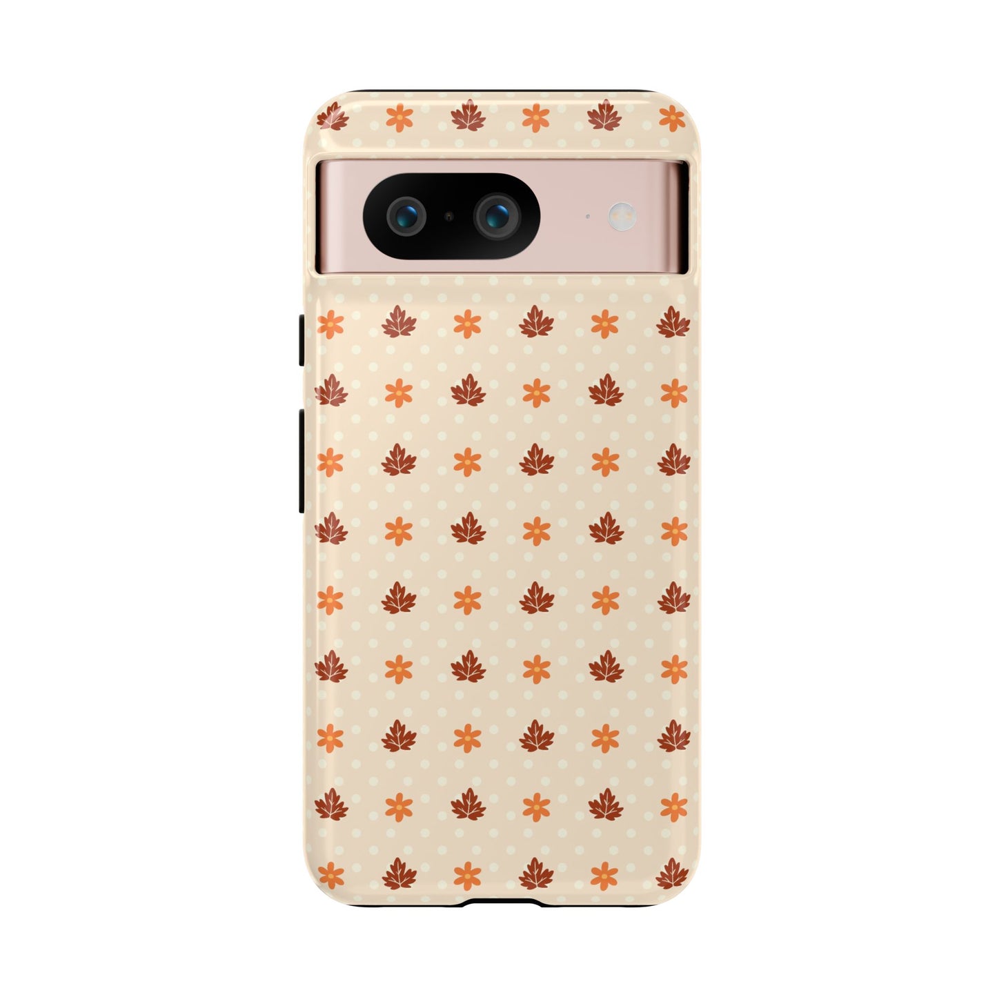 Beige Fall Floral Polka Dot Google Pixel Case