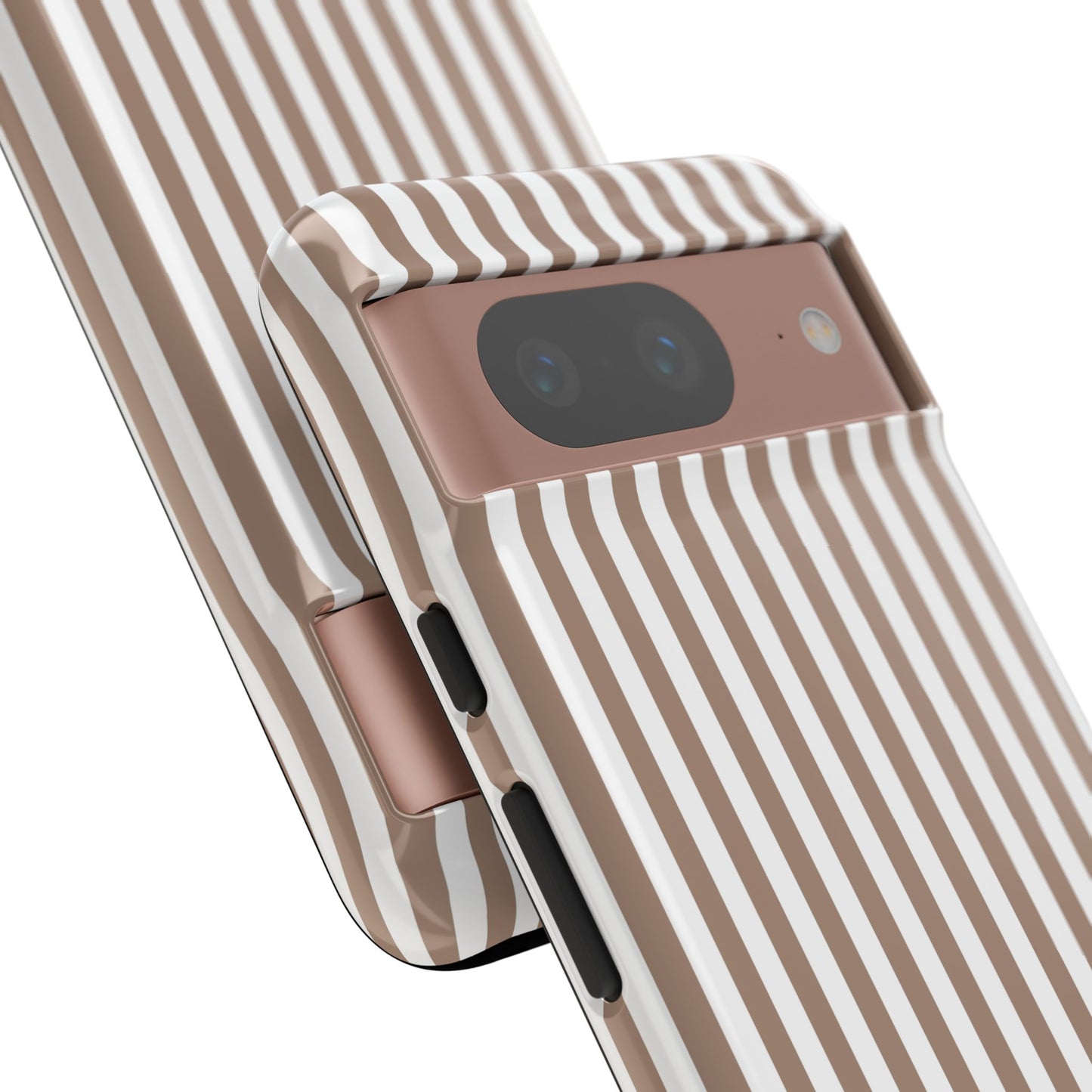 Beige & White Stripe Google Pixel Case