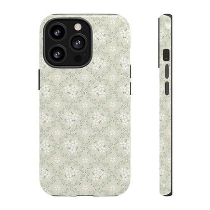 Vintage Daisy Wreath iPhone Case