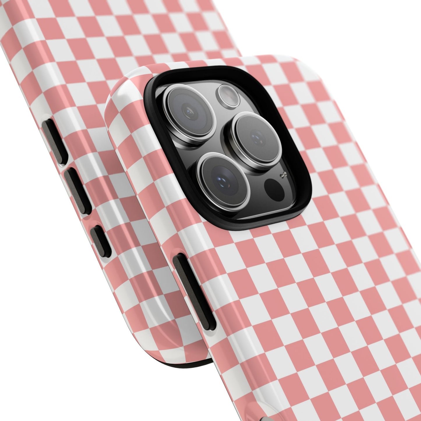 Pink Checkerboard iPhone Case