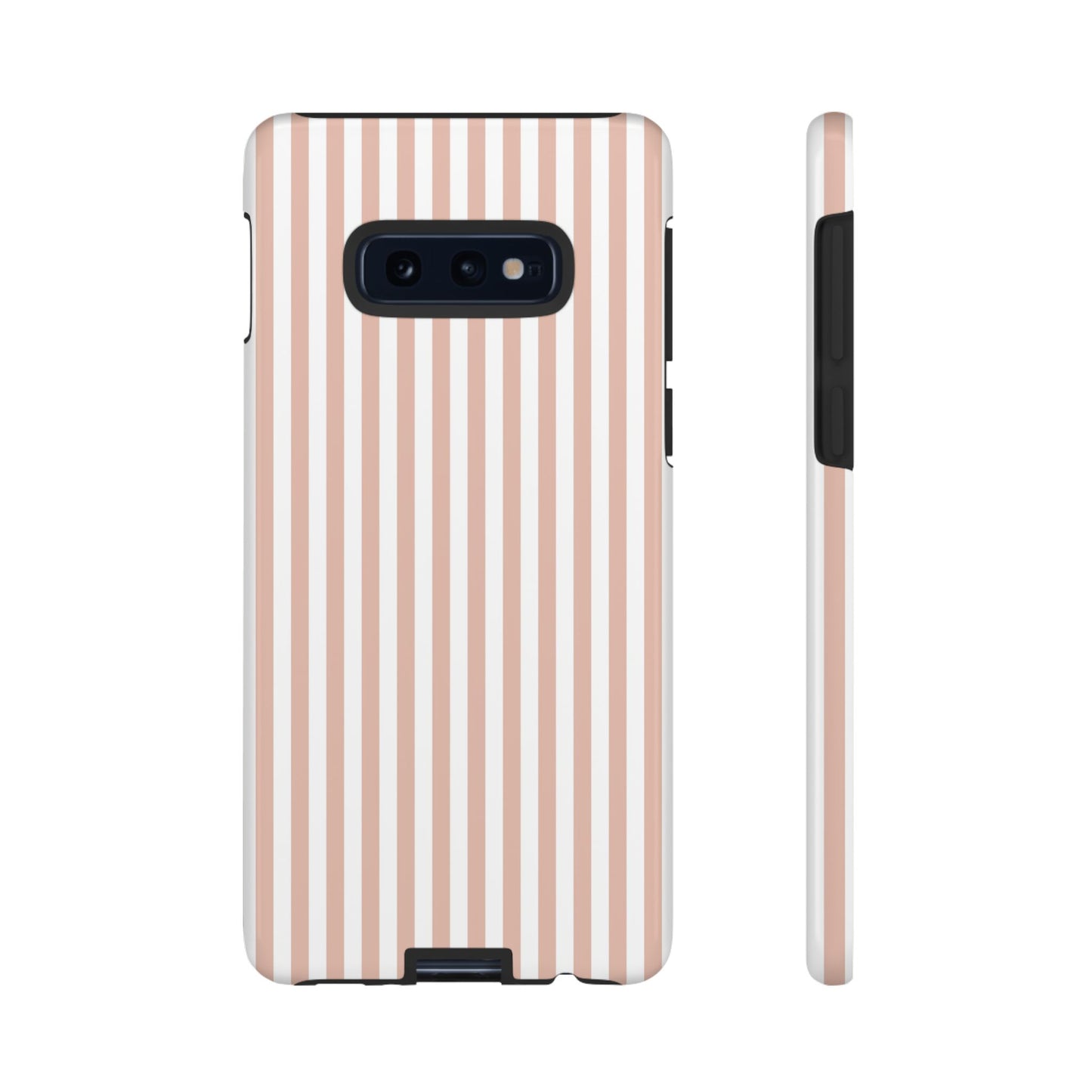 Blush & White Stripe Samsung Case