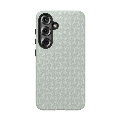 Minimal Leaf Print Samsung Case