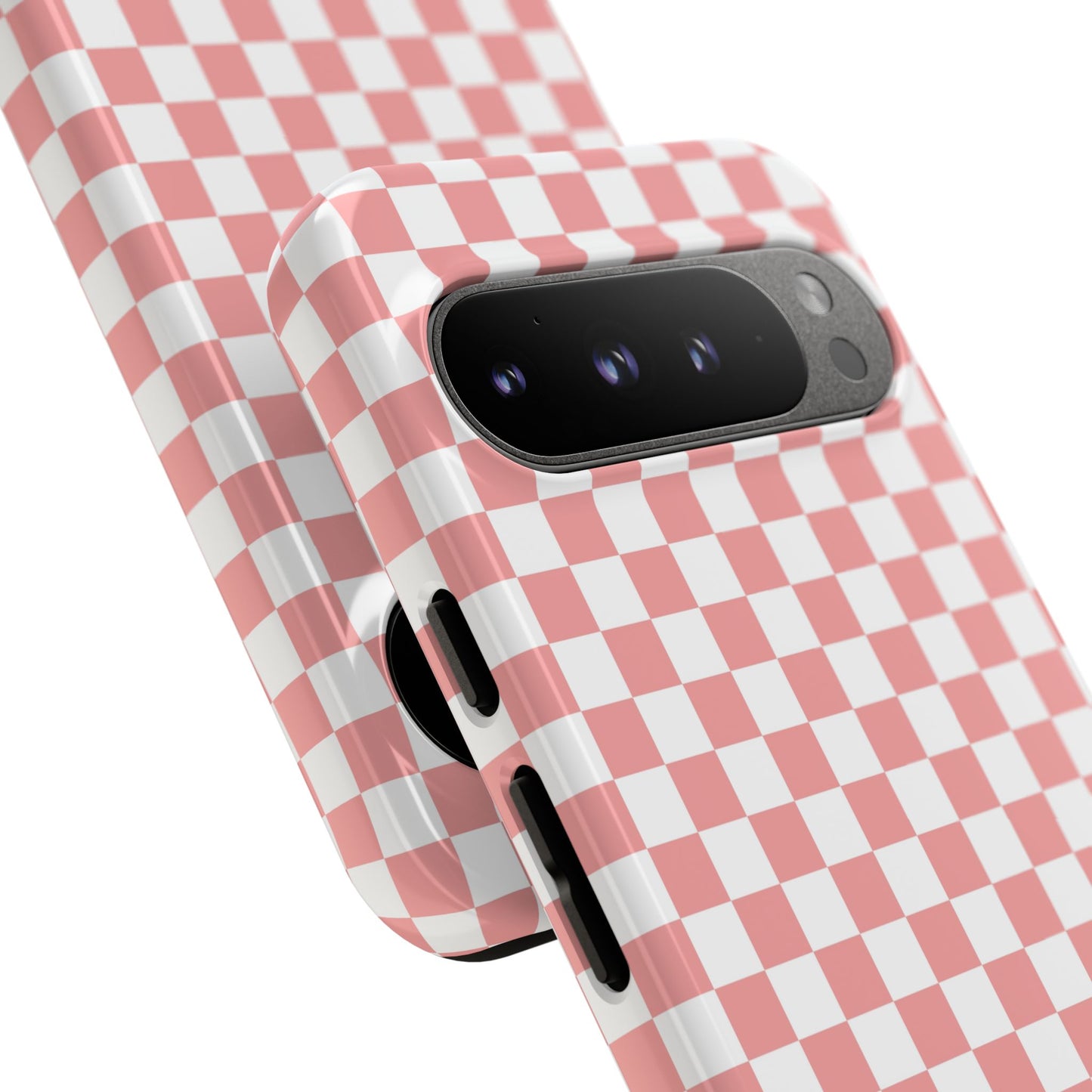 Pink Checkerboard Google Pixel Case