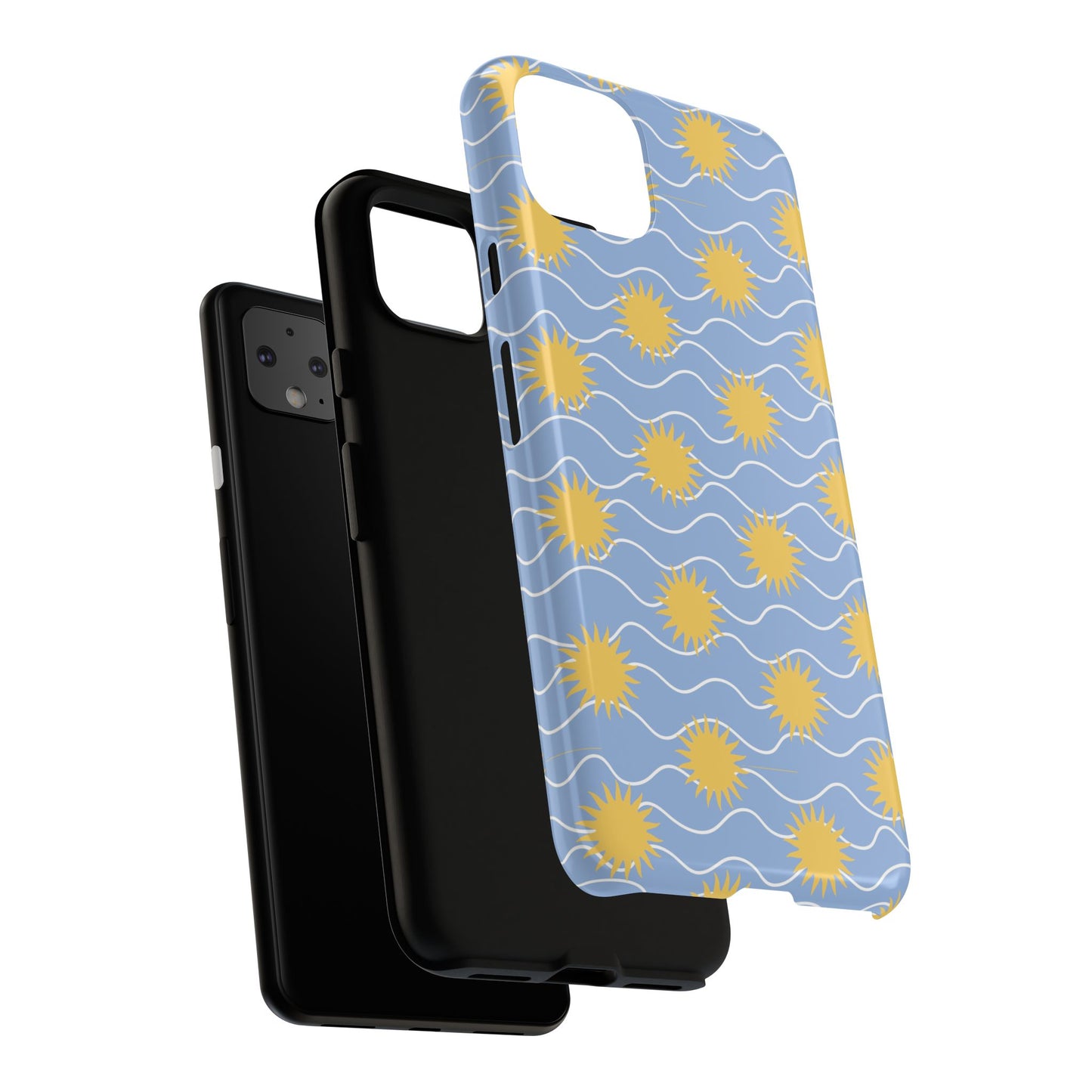 Sunny Waves Blue Google Pixel Case