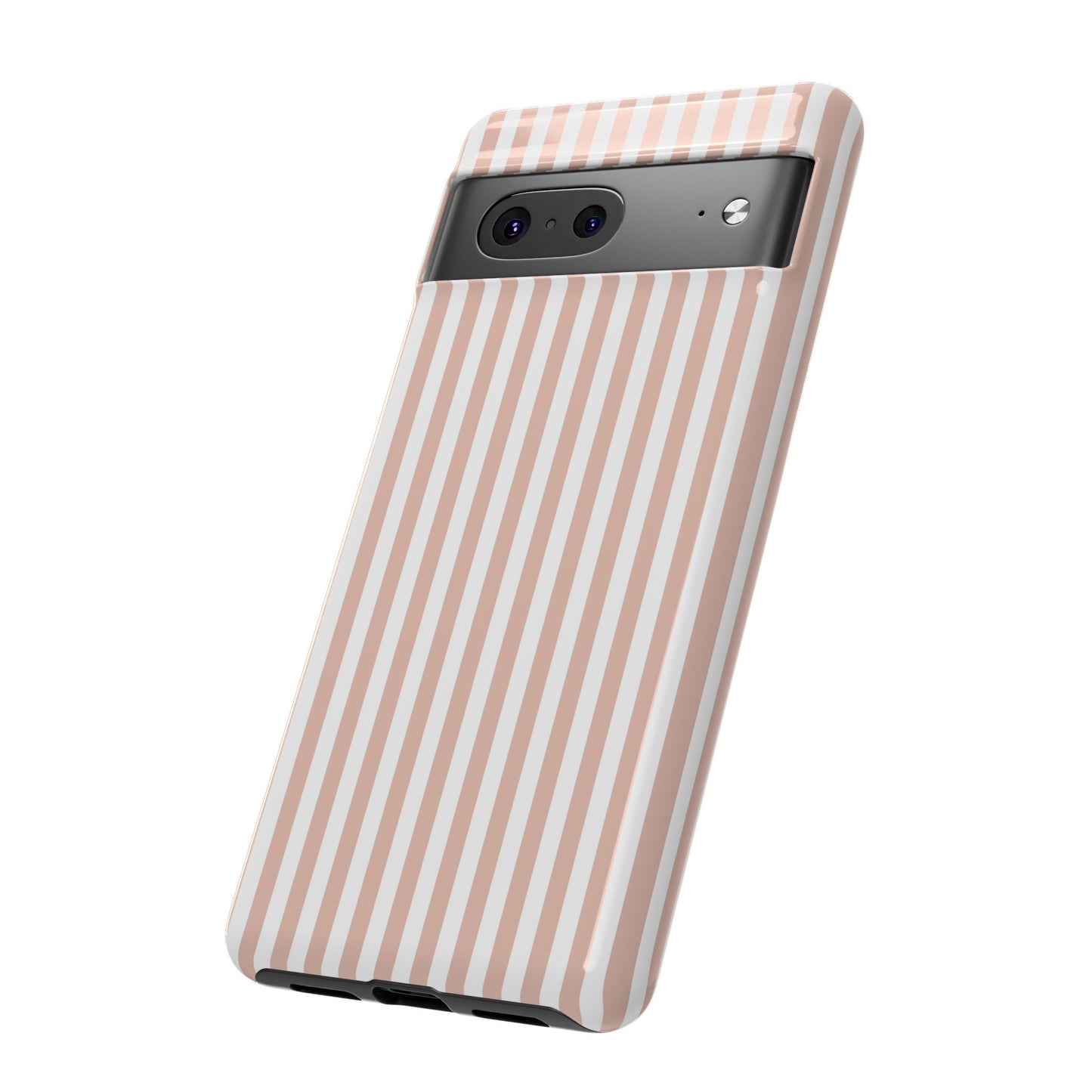 Blush & White Stripe Google Pixel Case