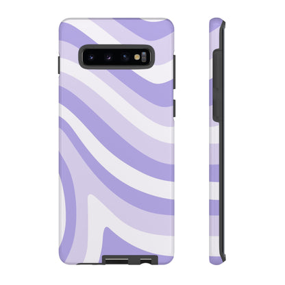 Lavender Wave Abstract Samsung Case
