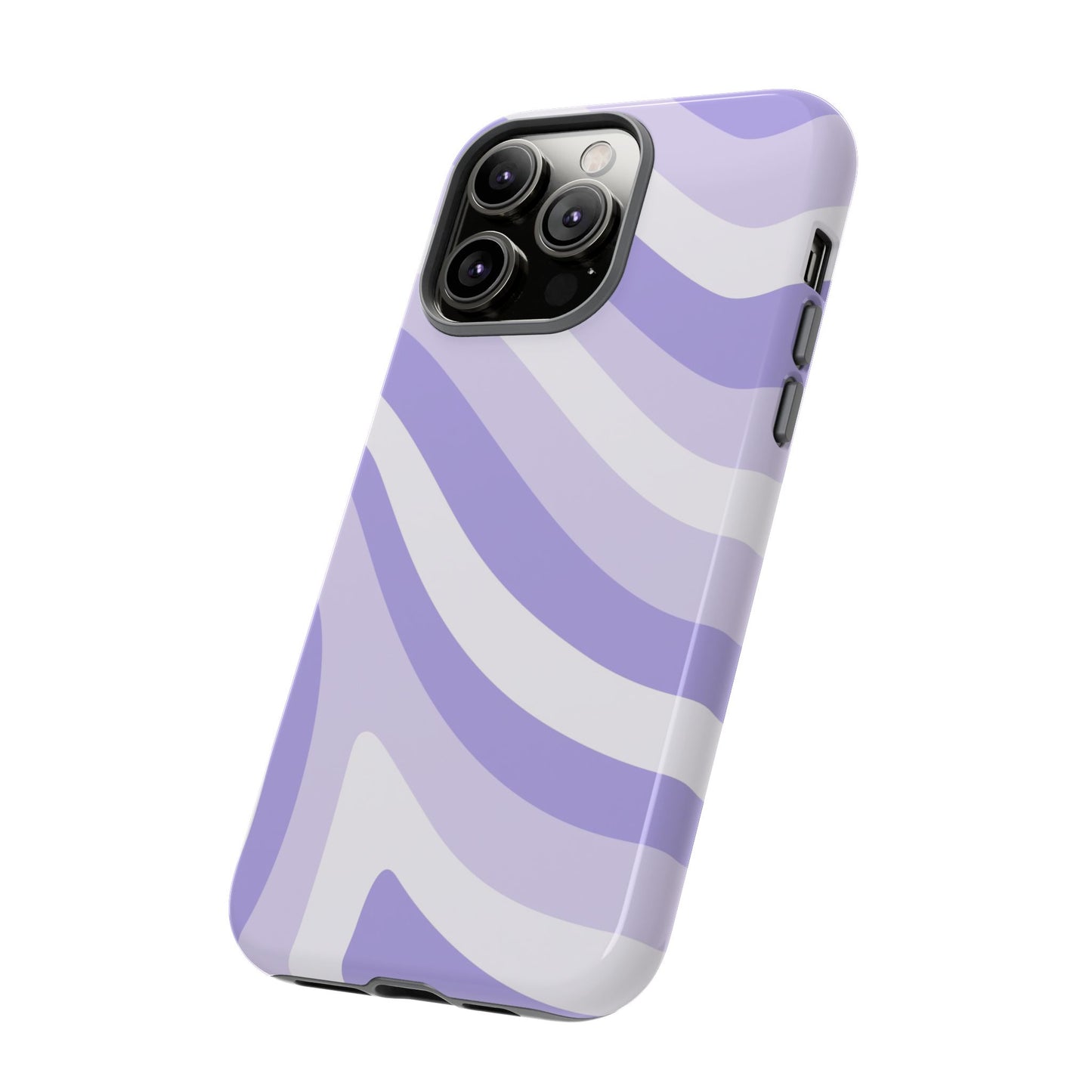 Lavender Wave Abstract iPhone Case