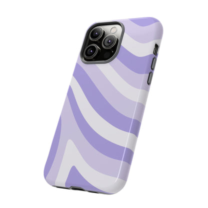Lavender Wave Abstract iPhone Case