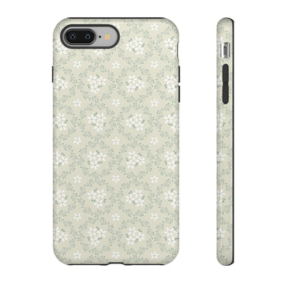 Vintage Daisy Wreath iPhone Case