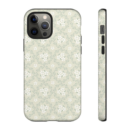 Vintage Daisy Wreath iPhone Case