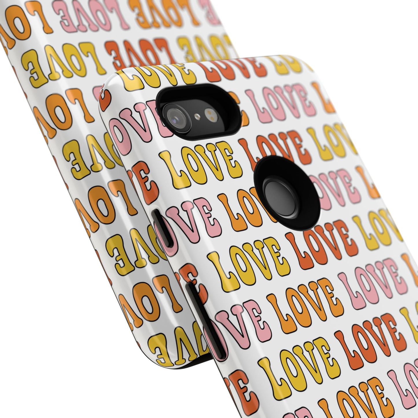 Retro LOVE Typography Google Pixel Case