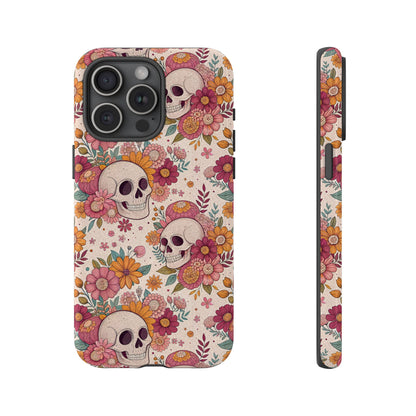 Floral Skull iPhone Case