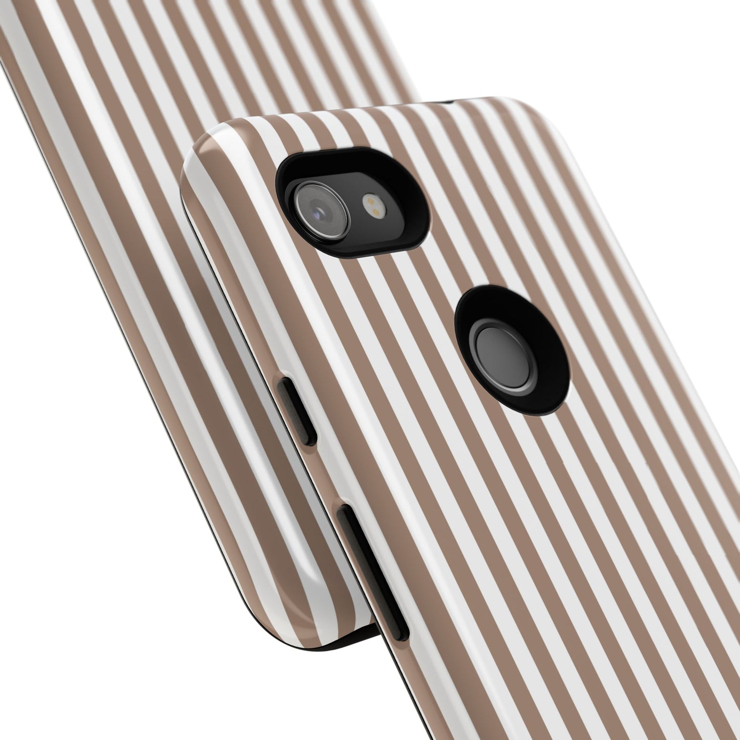 Beige & White Stripe Google Pixel Case