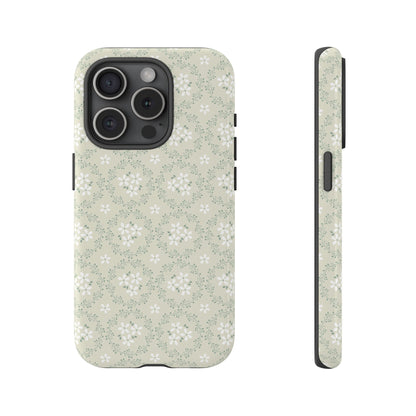 Vintage Daisy Wreath iPhone Case