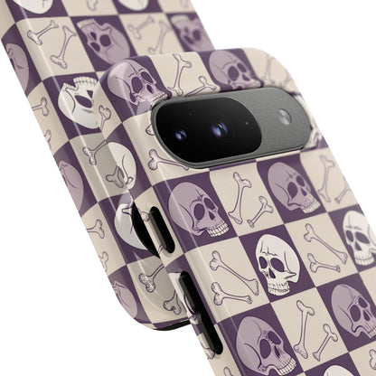 Skull & Bones Checkered Google Pixel Case