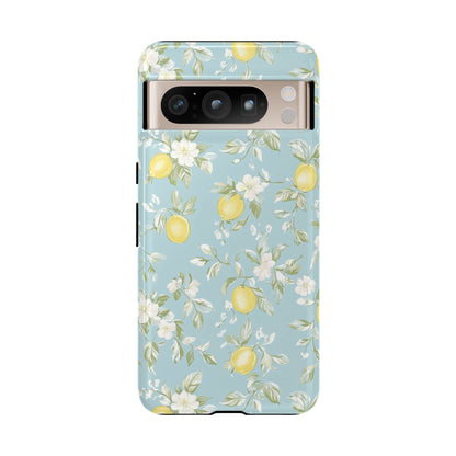Lemon Blossom Blue Google Pixel Case