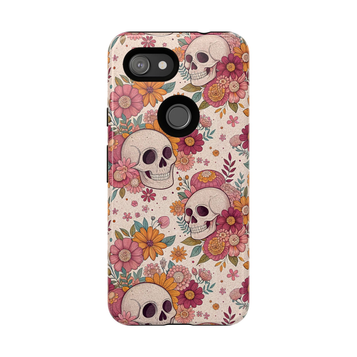 Floral Skull Google Pixel Case