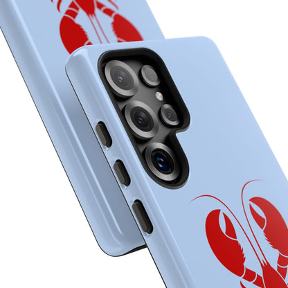 Red Lobster on Sky Blue Samsung Case