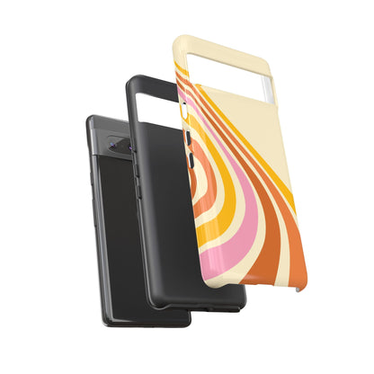 Retro Wave Swirl Google Pixel Case