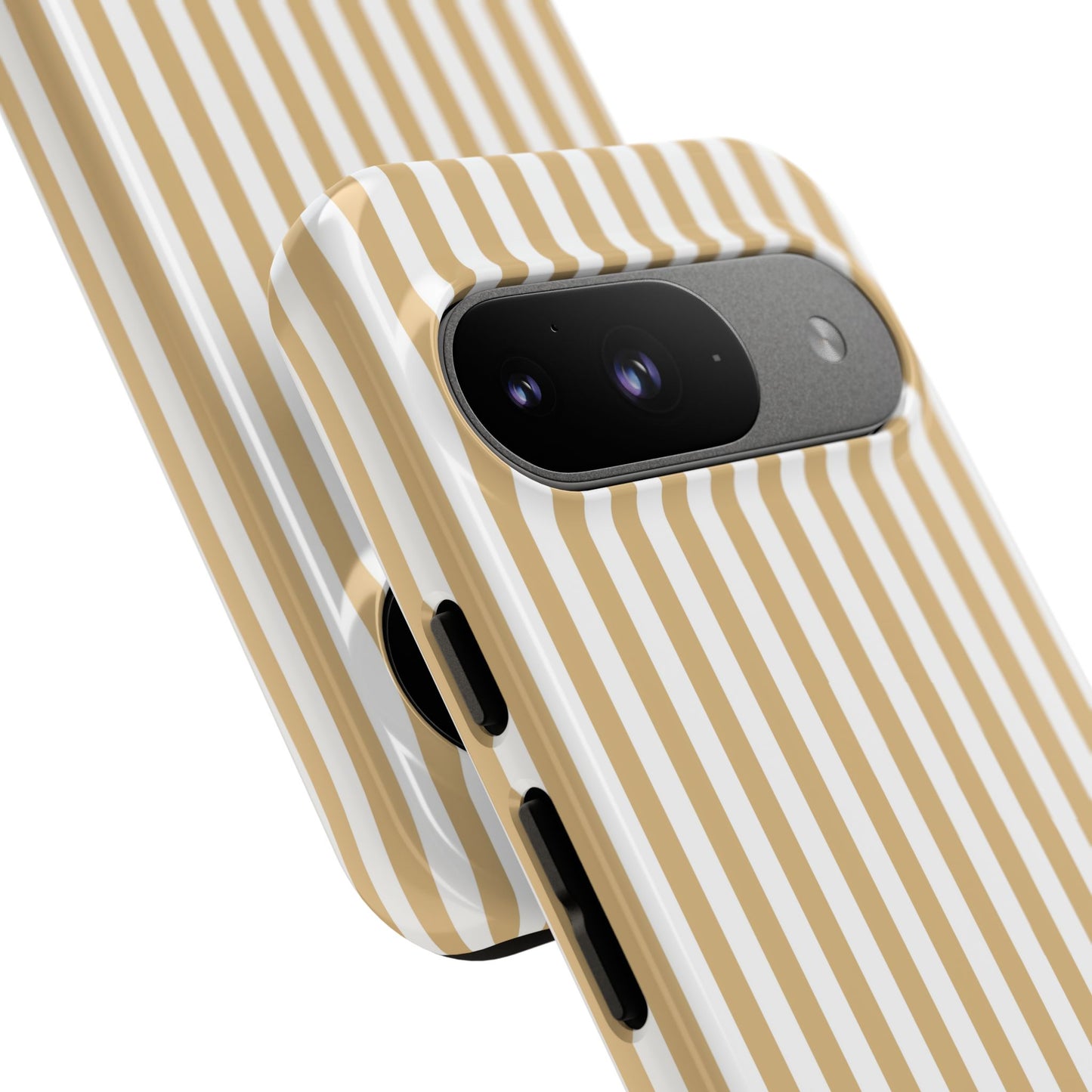 Yellow & White Stripe Google Pixel Case
