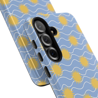 Sunny Waves Blue Samsung Case