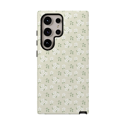 Beige Daisy Bloom Samsung Case